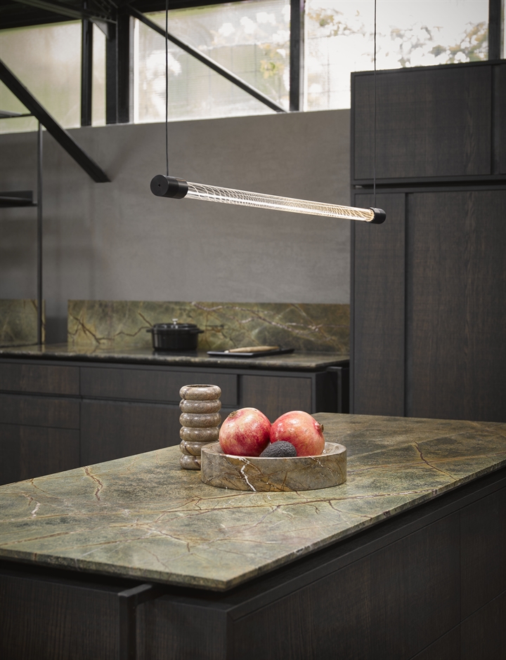 Vapour Pendelleuchte horizontal, schwarz